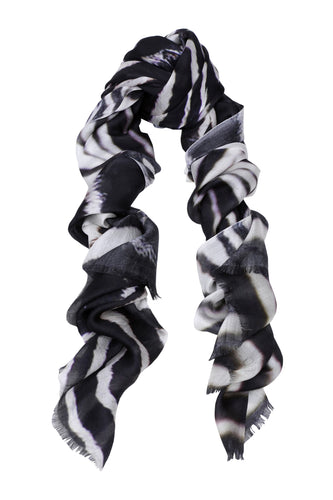 zebra print summer scarf