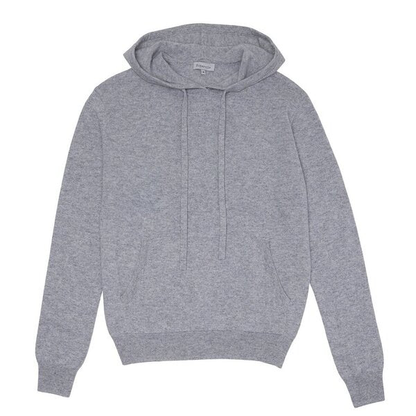 Mid Grey Cashmere Hoodie