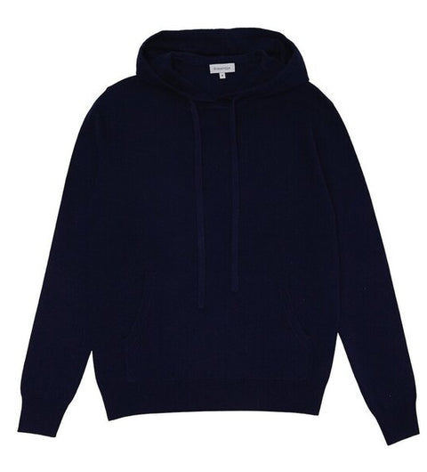 Navy Cashmere Hoodie